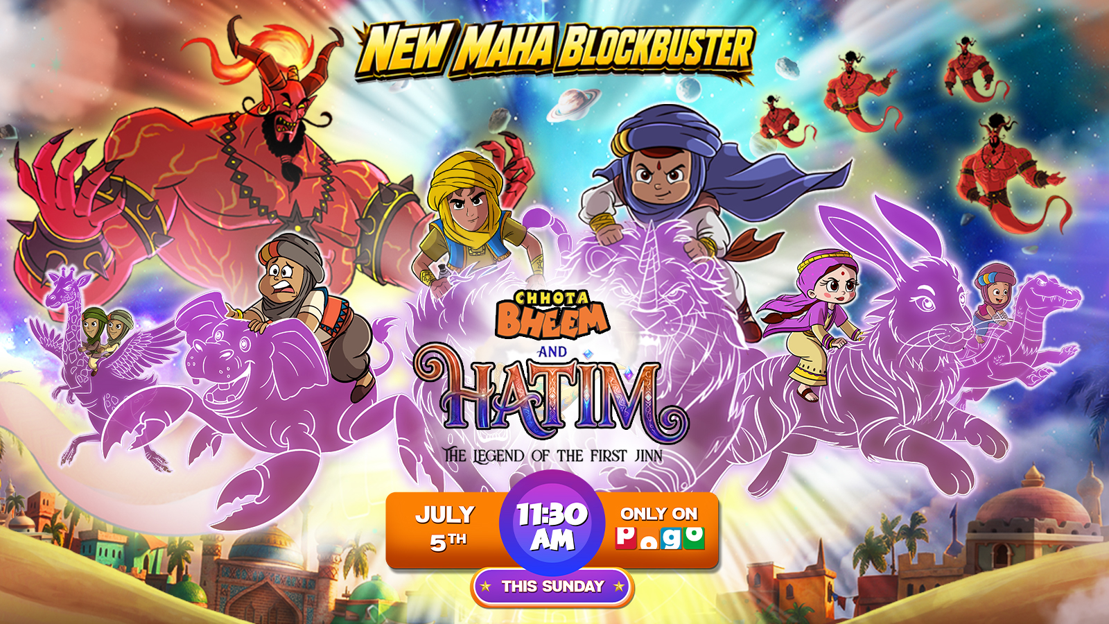 Chhota Bheem And Hatim 
